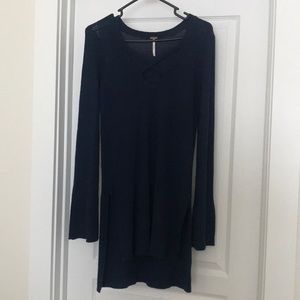 Free people navy blue top